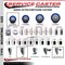 Service Caster 3'' Blue Poly Swivel 1-1/4'' Expanding Stem Caster Set Total Lock Brake, 4PK SCC-EXTTL20S314-PPUB-BLUE-114-4 - alternate 4